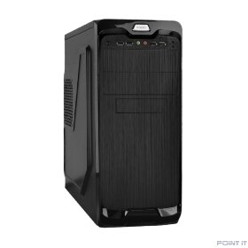 Exegate EX299339RUS Корпус Miditower ExeGate UN-604-UNS450 (ATX, БП UNS450 с вент. 12см, 2*USB+2*USB3.0, аудио, черный)