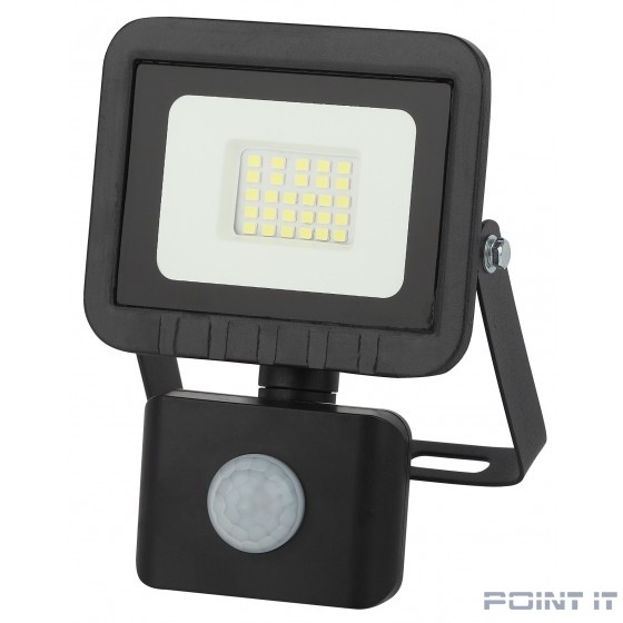 ЭРА Б0043585 Прожектор светодиодный LPR-041-2-65K-020 20Вт 1600Лм 6500К датчик движ регулир