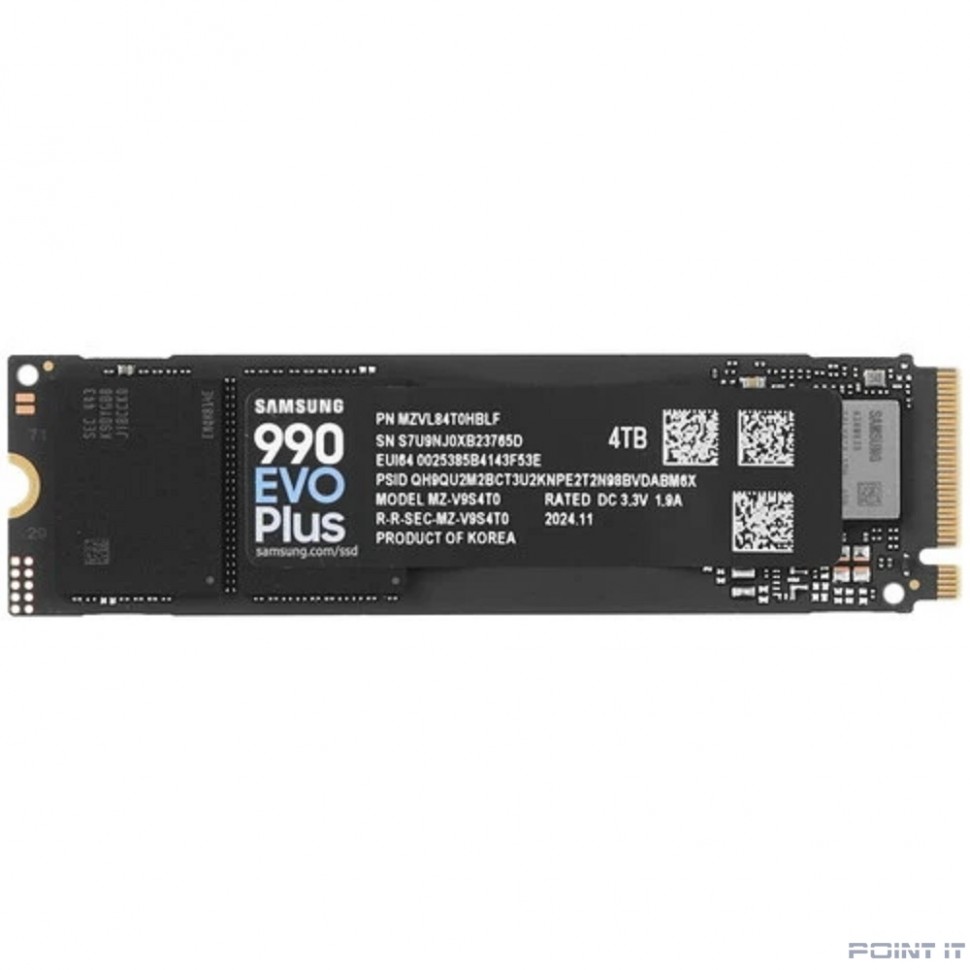 Samsung SSD M.2 2280 4TB 990 EVO PLUS MZ-V9S4T0BW
