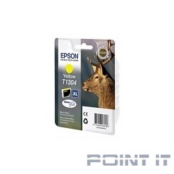 EPSON C13T13044010/12 T1304 Картридж для Epson Stylus SX525WD/ SX620FW, Stylus Office BX320FW/BX525WD/ BX625FWD, желтый, XL (cons ink)