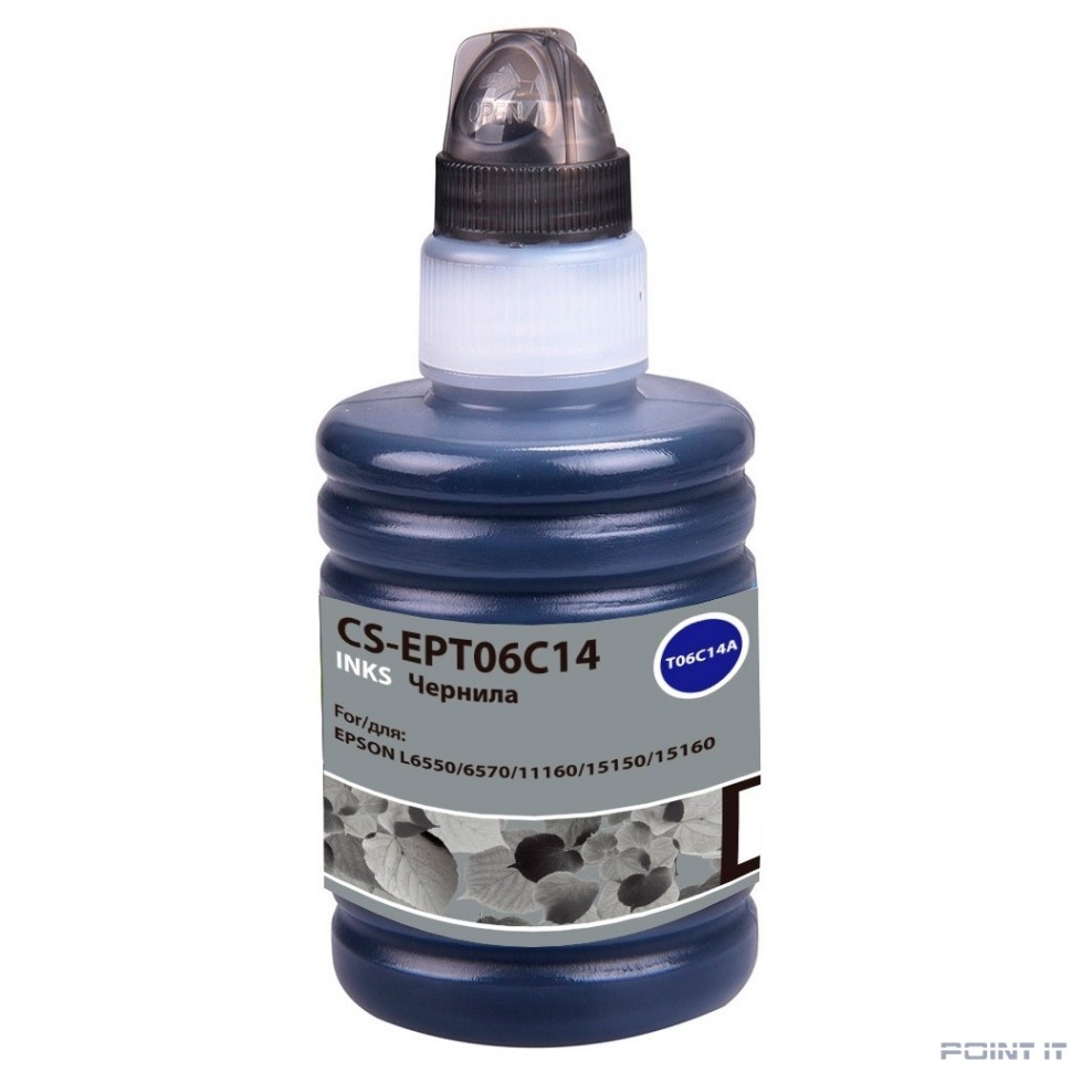 Чернила Cactus CS-EPT06C14 112BK черный 140мл для Epson L6550/6570/11160/15150/15160