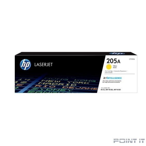 HP CF532A Картридж, Yellow {HP MFP M180/181, (900 стр.)}
