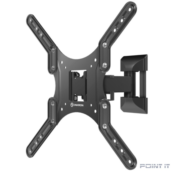 ONKRON NP44 кронштейн для телевизора 26"-65" наклонно-поворотный, чёрный