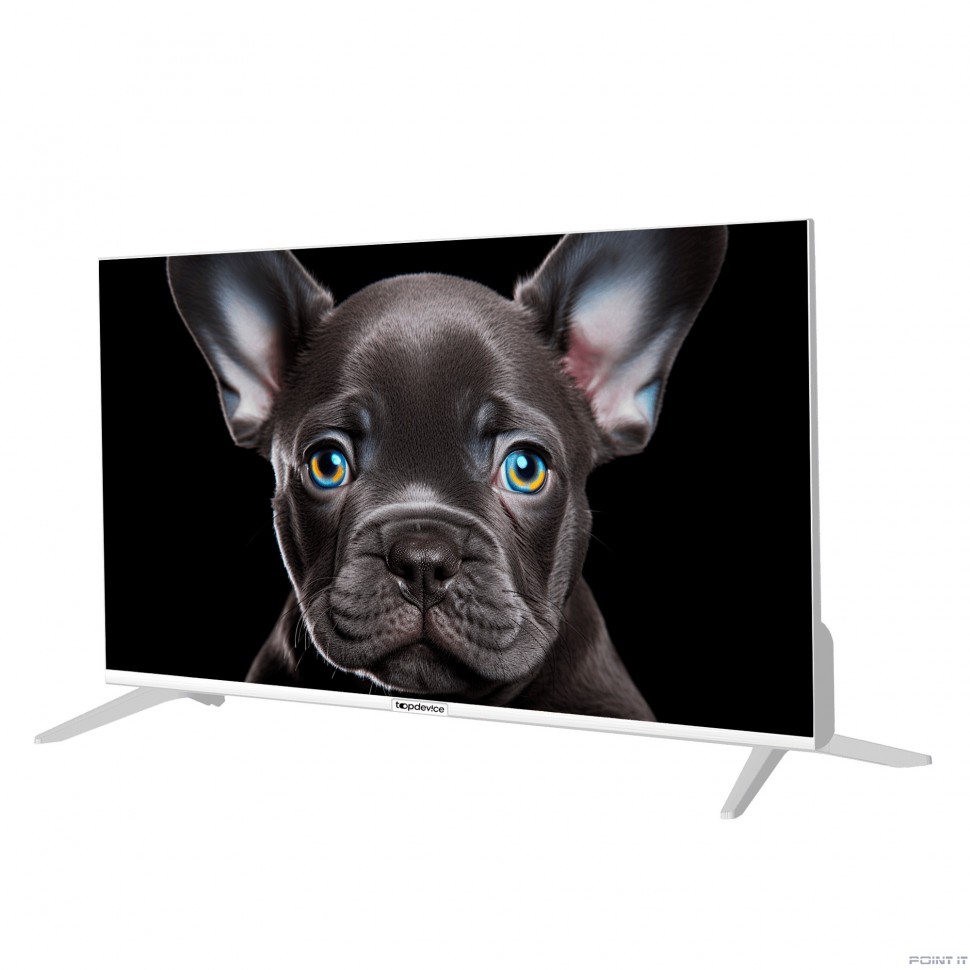Topdevice 24" TDTV24CS08H_WE/HD/VA/Smart SalyutTV/1-8Gb/BT/белый