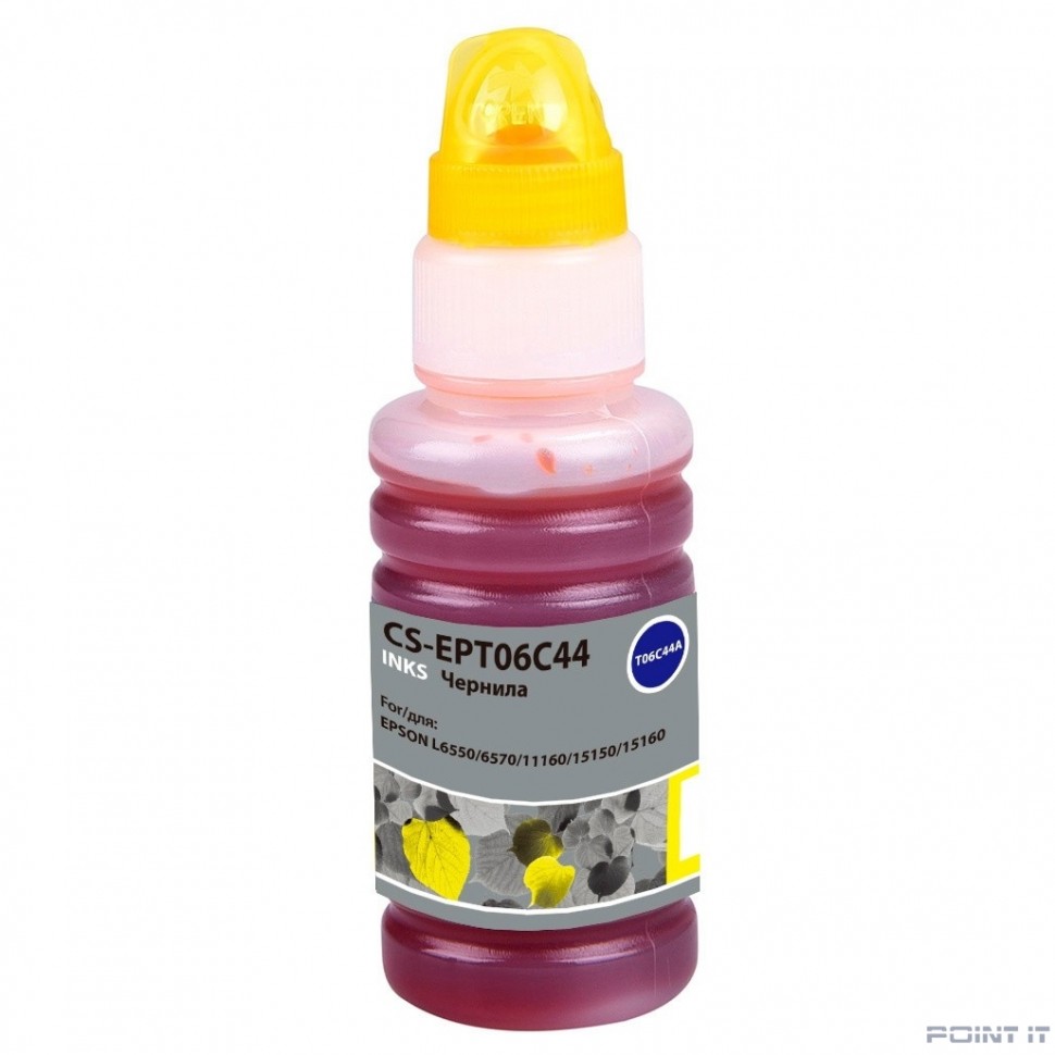 Чернила Cactus CS-EPT06C44 112Y желтый 70мл для Epson L6550/6570/11160/15150/15160