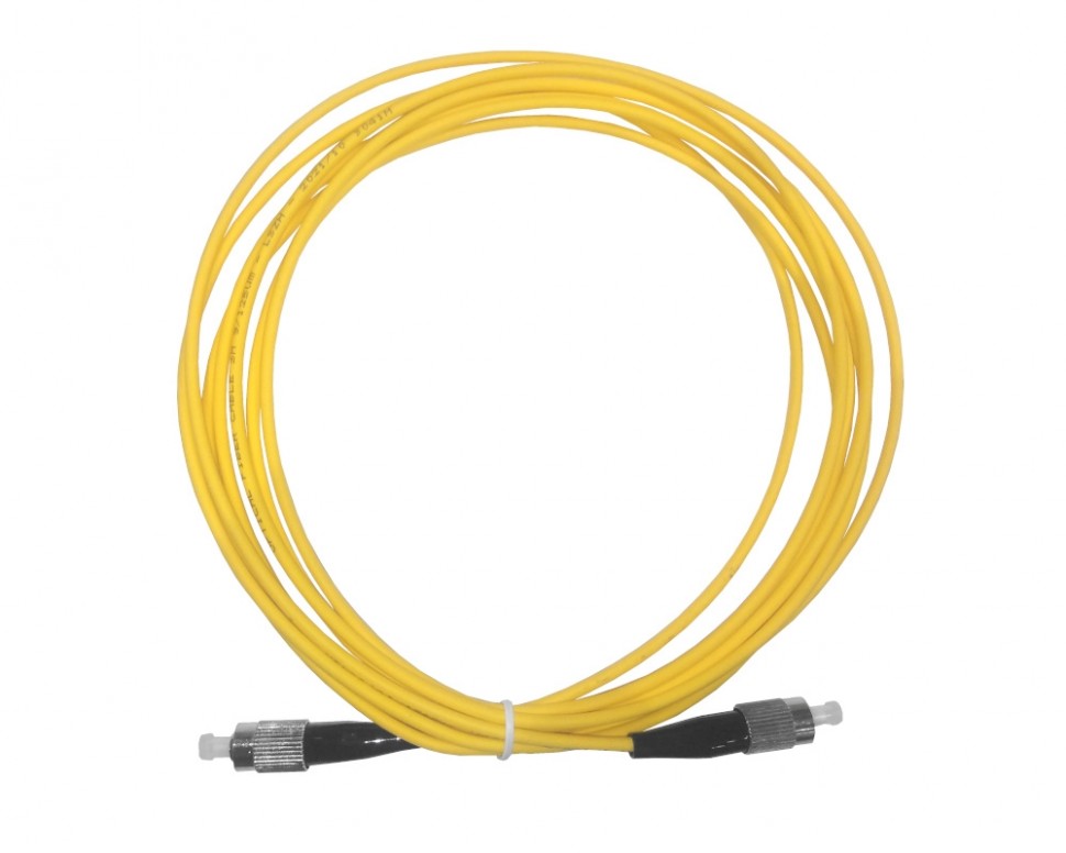 Патч-корд оптический соединительный FC-FC/UPC SM Simplex 3.0мм 9/125, 3м, LSZH
