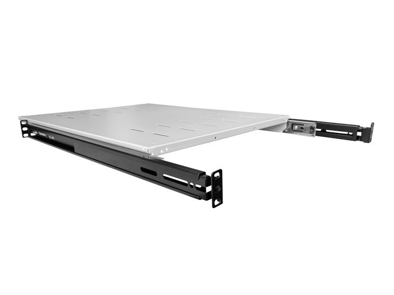 Полка выдвижная 1U для шкафа глубиной 800-1000 (482.6*550*43.6), серая