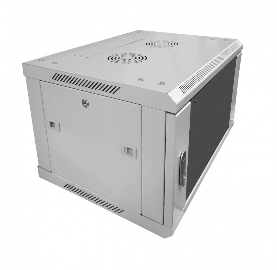 Шкаф настенный 22U серия WMA (Wall Maestro) (600х600х1220), передняя дверь стекло, разборный, серый, Netko А