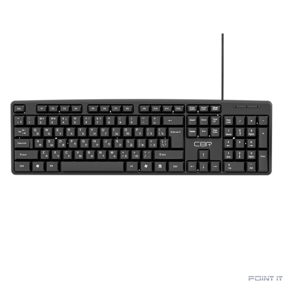 CBR KB 100 USB, Клавиатура 104 кл., офисн., 1,5 м