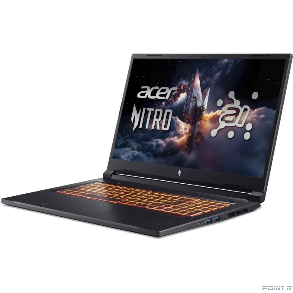 Ноутбук Acer Nitro V 17 AI ANV17-41-R9Q9 [NH.QYVCD.007] Black 17.3" {QHD Ryzen 7 260/ 16Gb /SSD1Tb/ RTX 5060 8Gb/noOs}