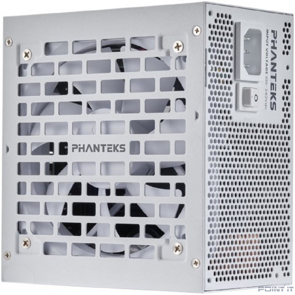 PHANTEKS Блок питания AMP BH 650W (80 Plus Bronze, ATX 3.1, APFC, 120mm Fan, White) / PH-P650B_WT01