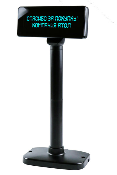 Дисплей покупателя АТОЛ PD-2800 USB, черный, зеленый светофильтр