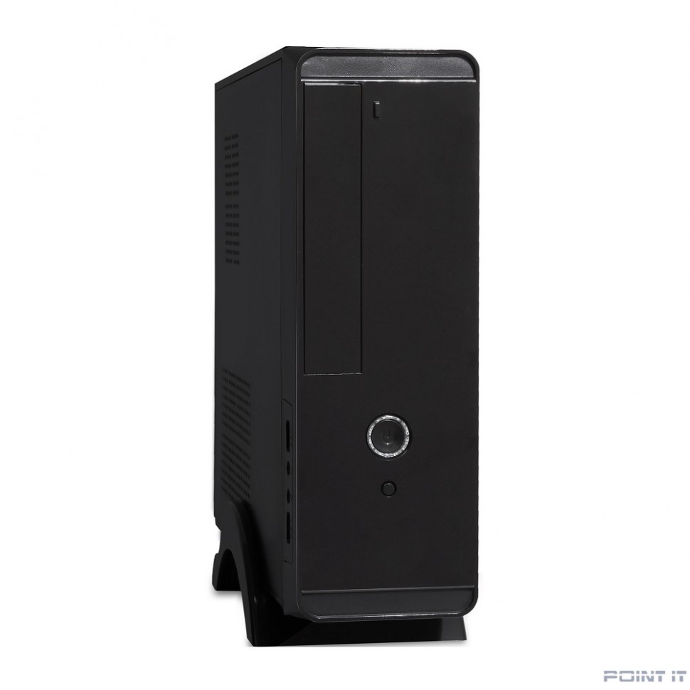 Exegate EX268698RUS Корпус MiniITX Exegate MI-209 Black, miniITX/mATX, <M300, 80mm>, 2*USB, Audio