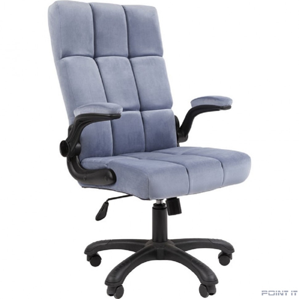 Кресло Chairman Home 444 Россия ткань Т-71 голубой (7145196)