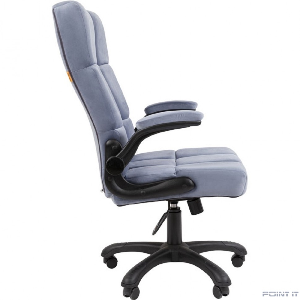 Кресло Chairman Home 444 Россия ткань Т-71 голубой (7145196)