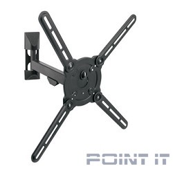 Кронштейн Kromax ATLANTIS-10 grey (Наклонно-поворотный для LED TV 22"-65", 3 ст. свободы, VESA 75/10