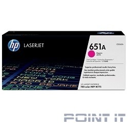 HP CE343A Картридж 651A ,Magenta{LaserJet 700 Color MFP 775, Magenta, (16000стр.)}