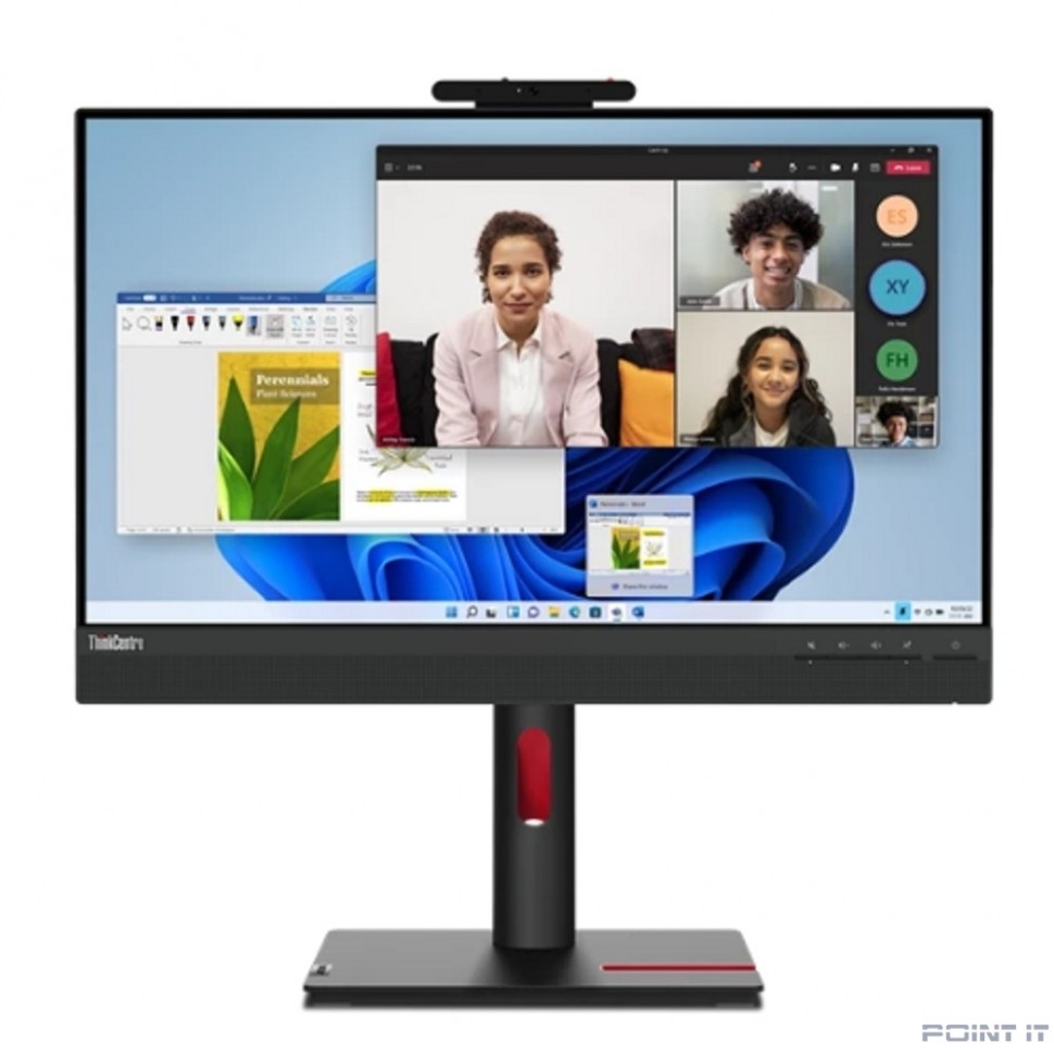 Монитор LCD Lenovo 23.8" TiO 24 G5 {IPS 1920x1080 60Hz 4ms 250cd HDMI1.4 DisplayPort1.2 USB3.2 WebCam 2x3W}[12NAGAT1UK/12NAGAT1WW]