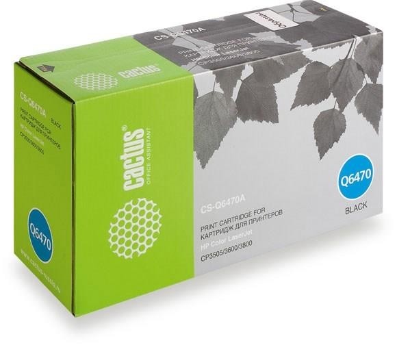 Картридж BLACK /LJ3600/3800 6K CS-Q6470A CACTUS