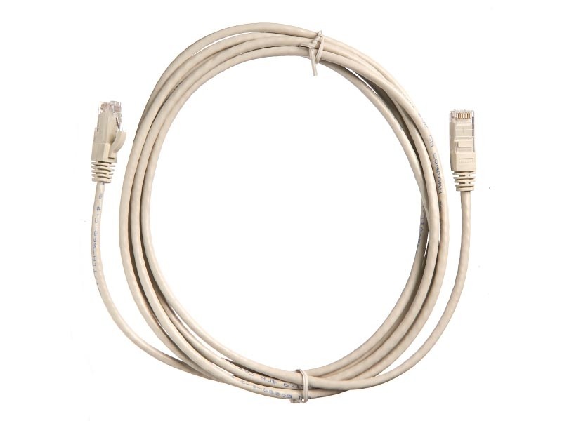 Патч-корд UTP4 cat.6, 3.0м, литой коннектор, серый, Netko CKC