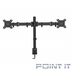 Cactus CS-VM-D29-BK черный Кронштейн для 2-х мониторов 13"-27" макс.10кг настольный поворот и наклон