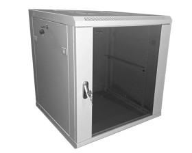 Шкаф настенный 12U серия WMA (Wall Maestro) (600х600х635), передняя дверь стекло, собранный, серый Netko  А
