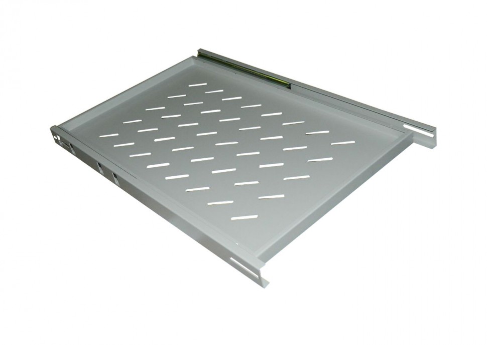 Полка выдвижная 1U для шкафа глубиной 900/960/1000 (472х710х730), серая