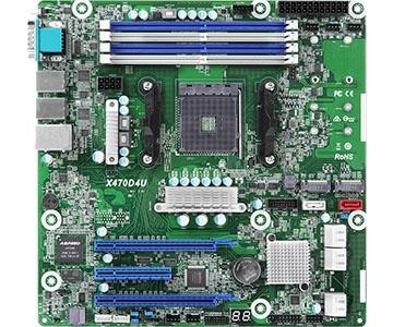 Серверная материнская плата AMD X470 SAM4 MATX X470D4U/VN ASROCK