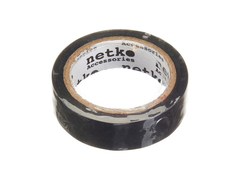 Изолента (лента изоляционная) 15мм х 5м, черная, 10шт, NETKO Optima