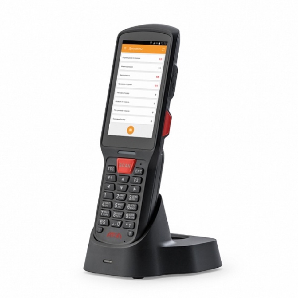 Мобильный терминал АТОЛ SMART.Lite (Android 7.0, 2D Imager, 4”, 2Гбх16Гб, Wi-Fi b/g/n, 5200 mAh, Bluetooth, БП) + ПО DataMobile, версия Стандарт