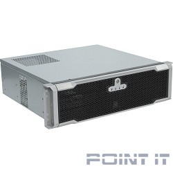 Procase EM338D-B-0 Корпус 3U Rack server case, дверца, черный, без блока питания, глубина 380мм, MB 12"x9.6"
