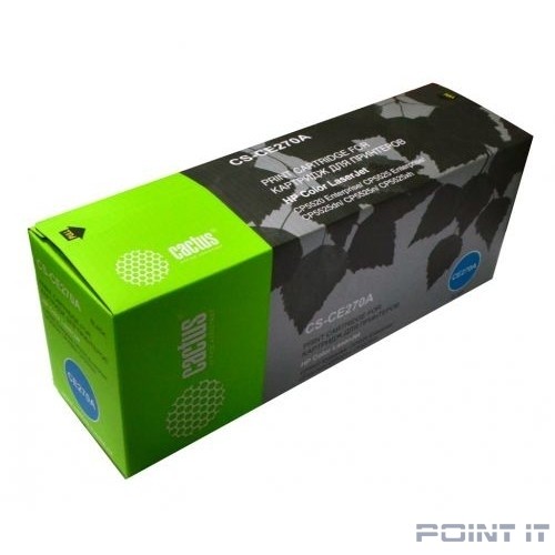 Cactus CE270A Картридж лазерный CS-CE270A черный для HP LJ Ent CP5525 (13000стр.)