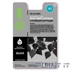 CACTUS 51645 Картридж (CS-51645) №45 (черный) для DeskJet 710c/720c/722c/815c
