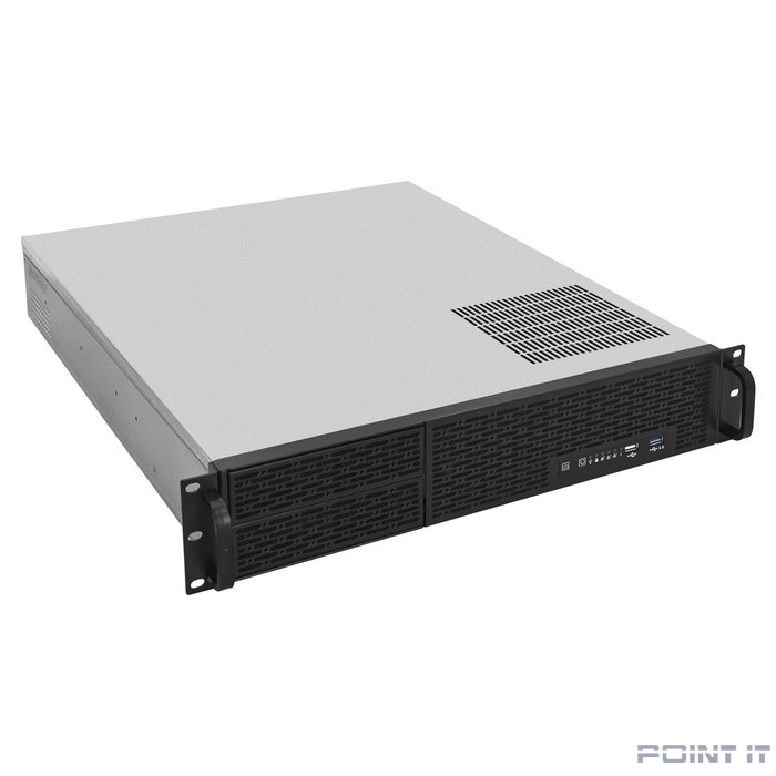 Exegate EX293337RUS Серверный корпус ExeGate Pro 2U550-06/2U2088 <RM 19", высота 2U, глубина 550, БП 900ADS, USB>