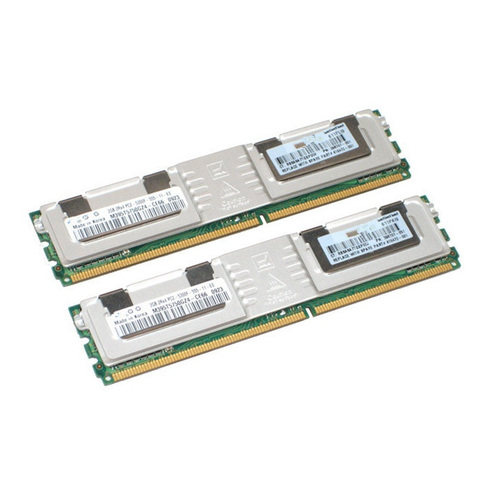 Модуль памяти НР 8 GB FBD PC2-5300 2 x 4 GB Dual Rank Kit (397415-B21) 398708-061, 416473-001