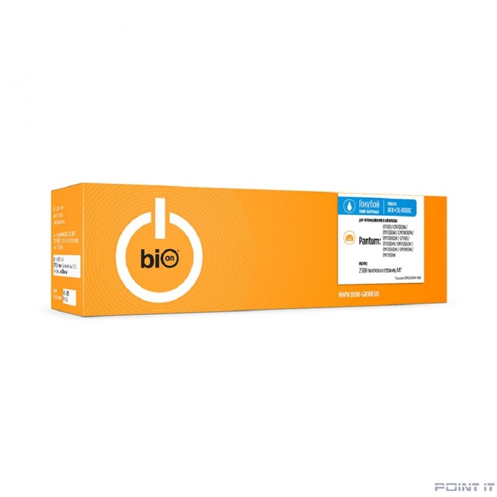Bion BCR-CTL-1100XC Картридж CTL-1100XC для Pantum CP1100/CM1100DN/CM1100DW/CM1100ADN/CM1100ADW/CP1105/CP1105DW/CM1105ADN/CM1105ADW/CM1105DN/CM1105DW, голубой (2300 стр.)