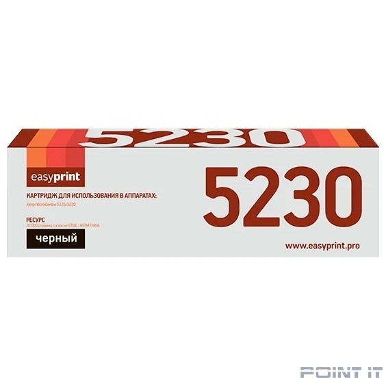 Easyprint 106R01305 Тонер-картридж (LX-5230) для Xerox WorkCentre 5225/5230 (30000 стр.)