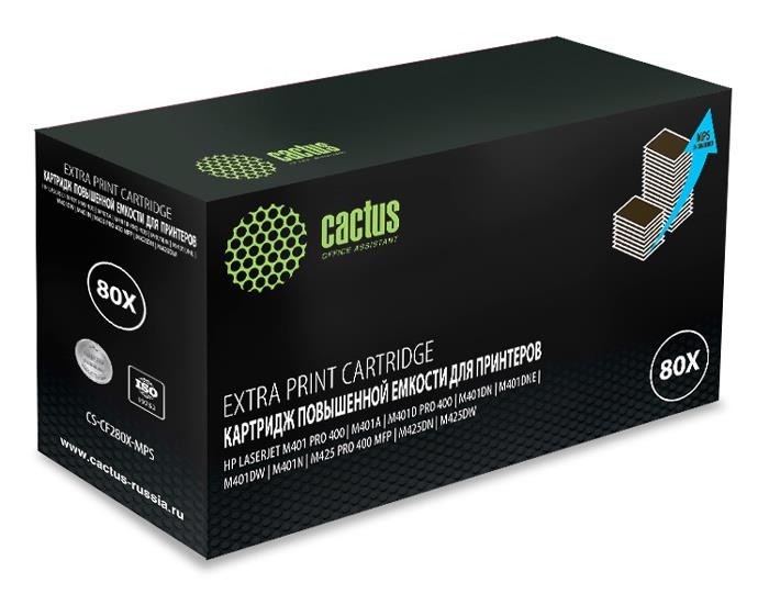 Картридж BLACK /LJ PRO M401/M425 13K CS-CF280X-MPS CACTUS