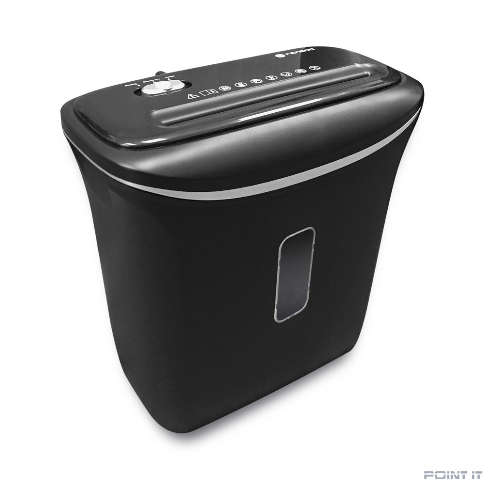 ГЕЛЕОС Уничтожитель документов УД15-4 DIN P-4 {(4 ур-нь секр.), фрагмент 3,9х35мм, 8-10 лист (70г/м2), скобы, 15 л.}