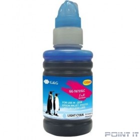 Чернила G&amp;G GG-T6735LC светло-голубой100мл для Epson L800, L805, L810, L850