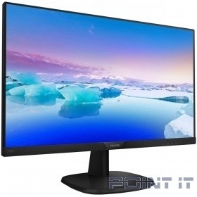 Монитор LCD PHILIPS 23.8" 243V7QJABF (00/01(86)) черный {IPS, 1920x1080, 5 ms, 178°/178°, 250 cd/m, 10M:1, D-Sub, HDMI, DP}