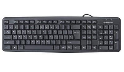 Клавиатура USB ELEMENT HB-520 RU BLACK 45522 DEFENDER