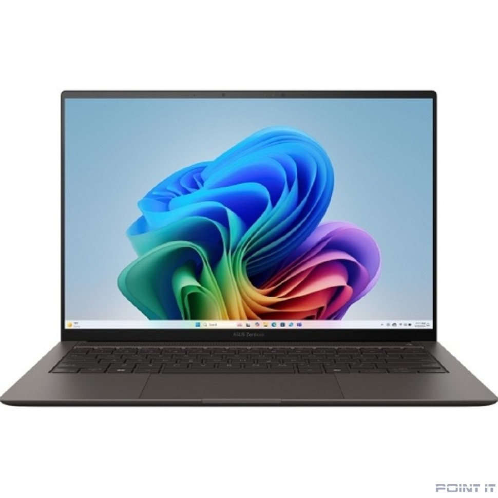 Ноутбук ASUS Zenbook S 14 OLED UX5406SA-PV055W [90NB14F1-M002C0] Grey 14" {OLED Ultra 7 258V(2.2Ghz)/32768Mb/1024SSDGb/noDVD/Int:Intel Arc graphics//Win11Home + алюм корп}