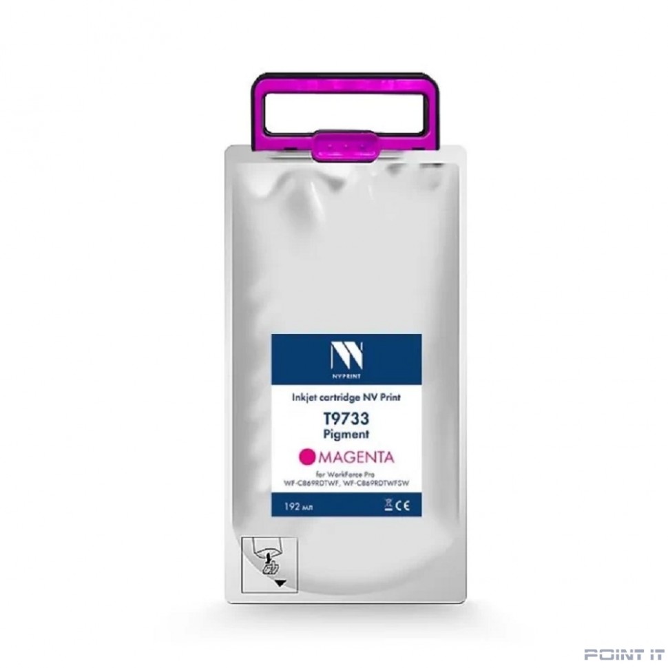 Струйный картридж NV Print T9733 (NV-C13T973300) Magenta для Epson WorkForce Pro WF-C869RDTWF (RIPS), WF-C869RDTWFSW (22 000 стр)