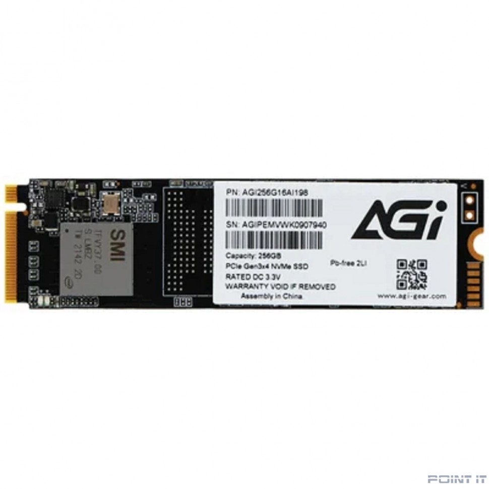 AGI SSD M.2 256Gb AI198 Client SSD PCIe Gen3x4 with NVMe AGI256G16AI198