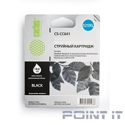 CACTUS CC641A Картридж  №121XL для  HP DeskJet D1663/D2563/D2663/D5563/F2423/F2483/F2493/F4213/F4275/F4283/F4583; PS C4683/C4783, 600 стр., (черный)