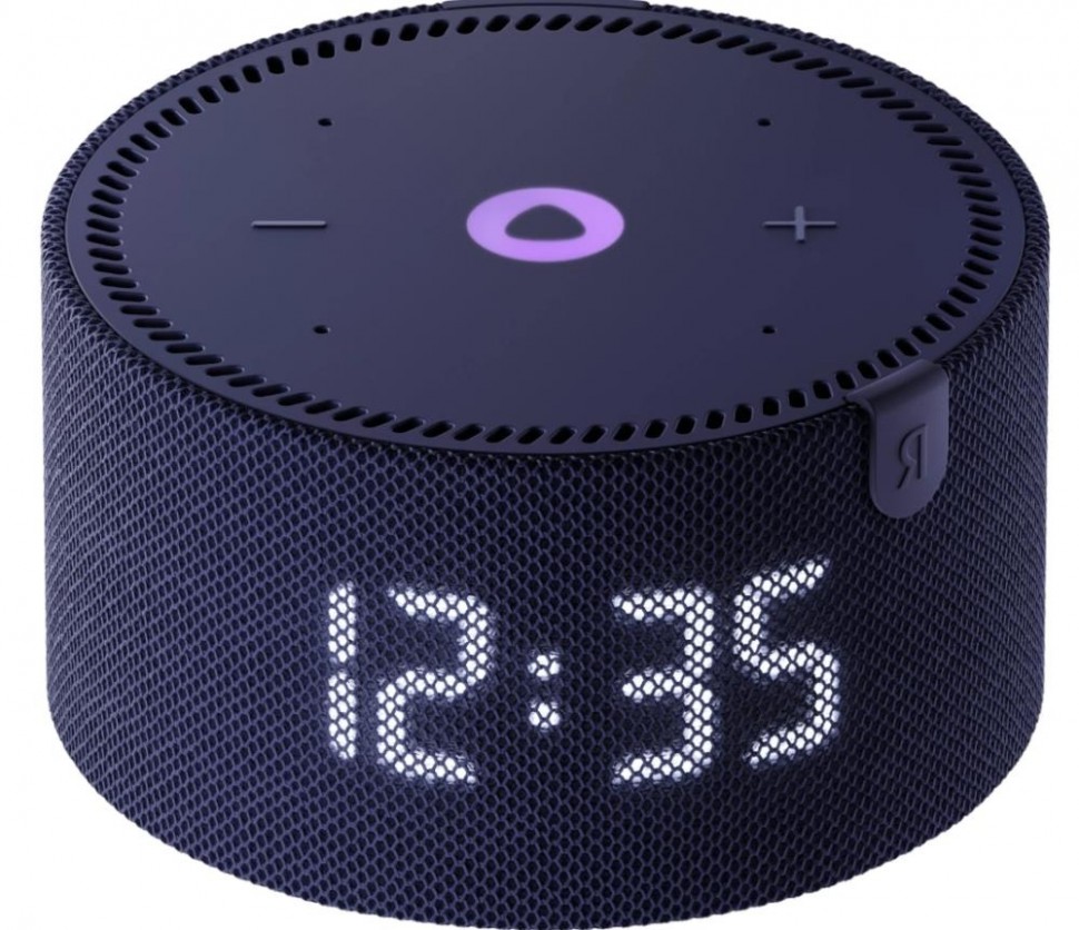 Умное домашнее устройство YANDEX Wireless media player Bluetooth Wi-Fi 802.11a/b/g/n/ac Bluetooth синий 97x54x97 mm YNDX-00020B