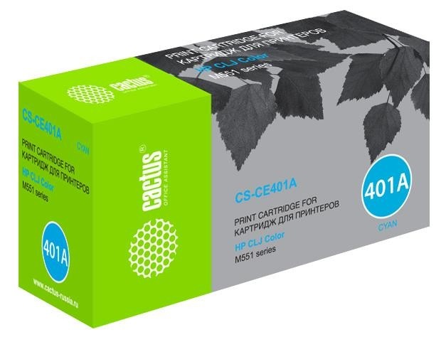 Картридж CYAN /CLJ M551 6K CS-CE401A CACTUS