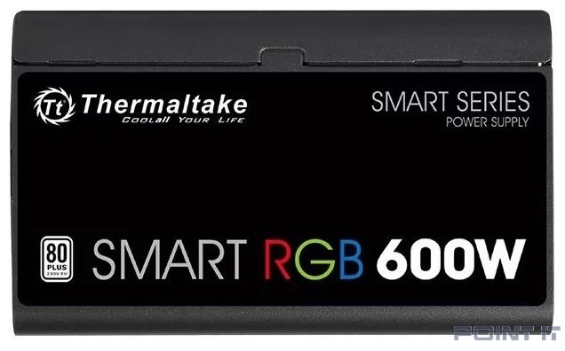 Блок питания Thermaltake Smart RGB [PS-SPR-0600NHSAWE-1] 600W / APFC / 80+
