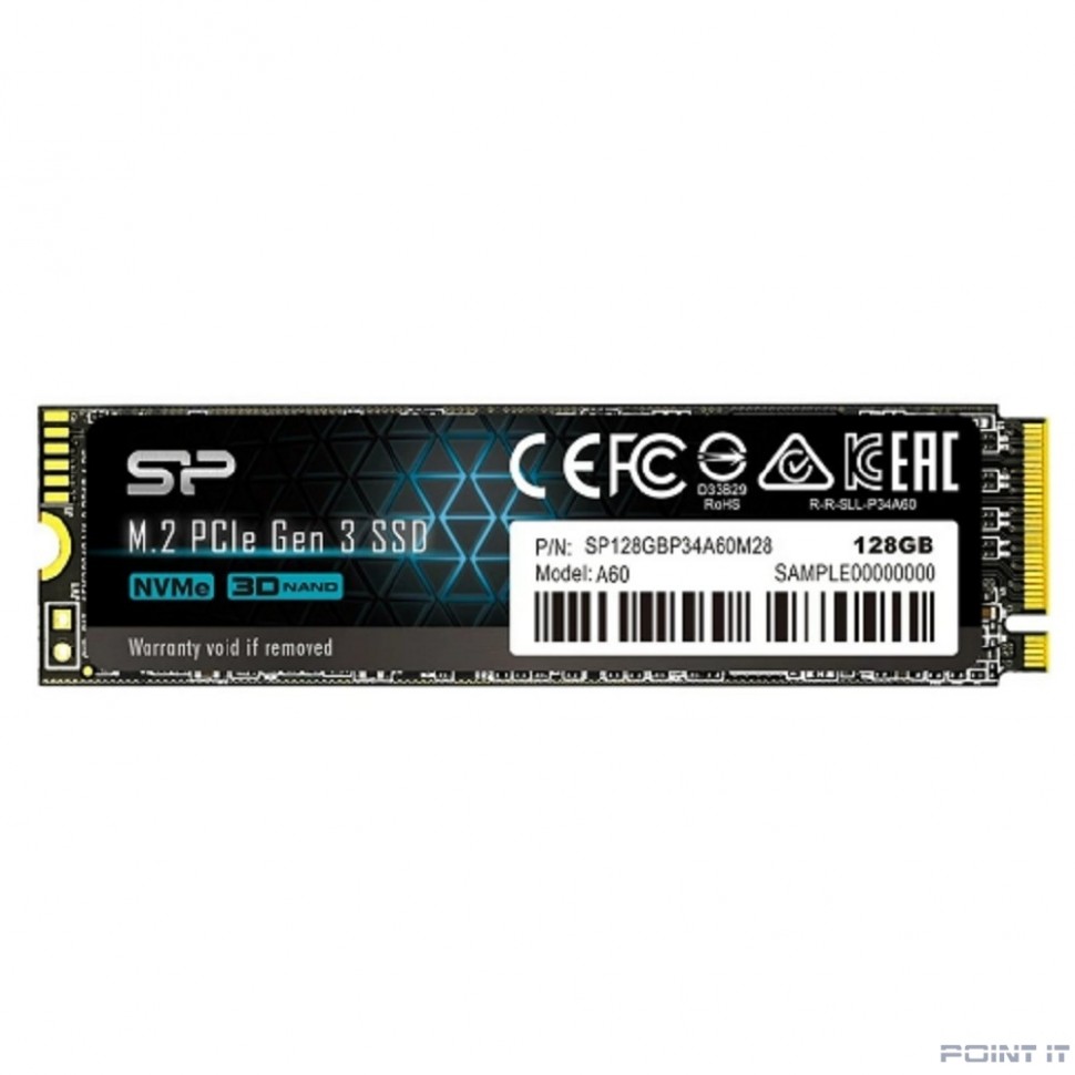 Silicon Power SSD 128Gb M.2 A60 SP128GBP34A60M28